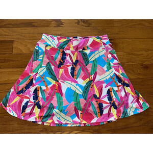 Dona Jo Skort Skirt Multicolored Tam GG Floral Tennis Athletic Size 3 (XL)
